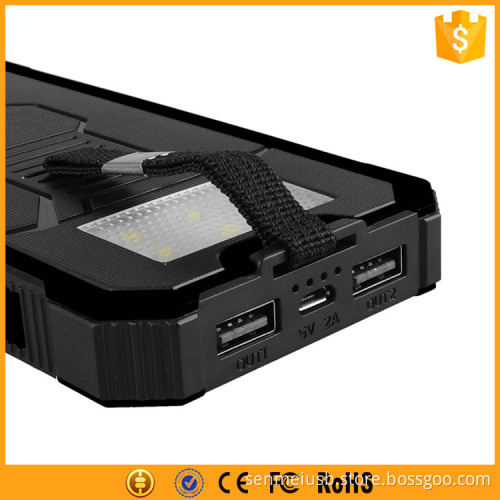 12000mAh Portable Solar Charger Powerbank
